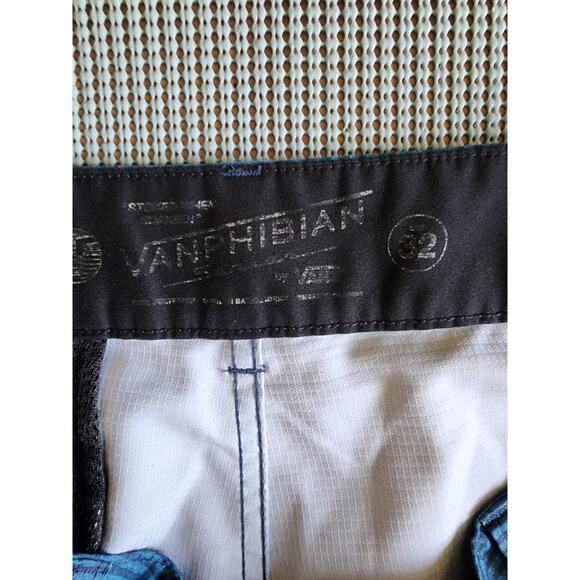 Vans Vanphibian Board Shorts Men’s Size 32 Polyester - Picture 7 of 9